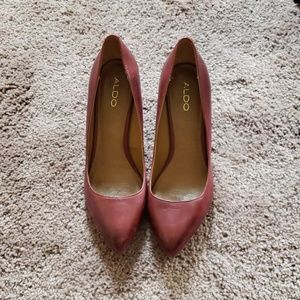 Aldo leather high heels